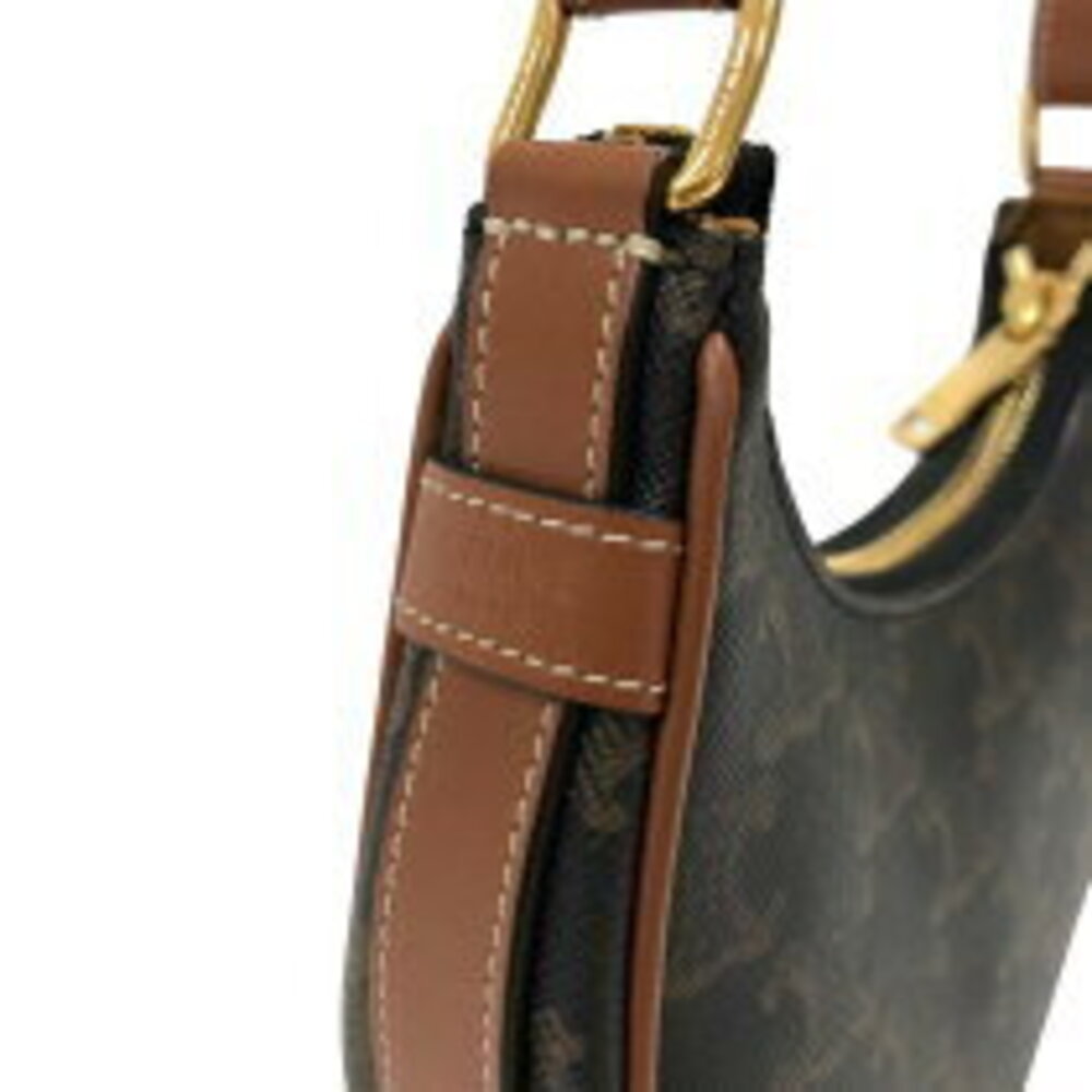 Celine Calf Tan Canvas Leather Ava Handbag - Picture 7 of 11